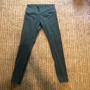 Sea Blue Wunder Under Lululemon Leggings